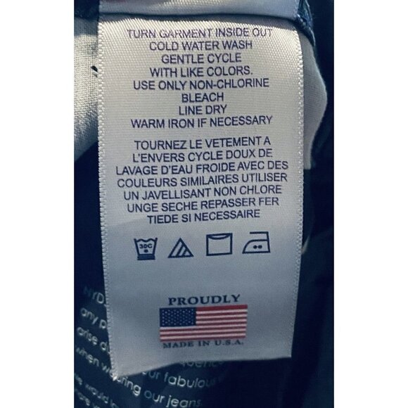 NYDJ Jeans Womens 12 Cheetah Print Leggging Gray Distressed Stretch Boho - Picture 6 of 8